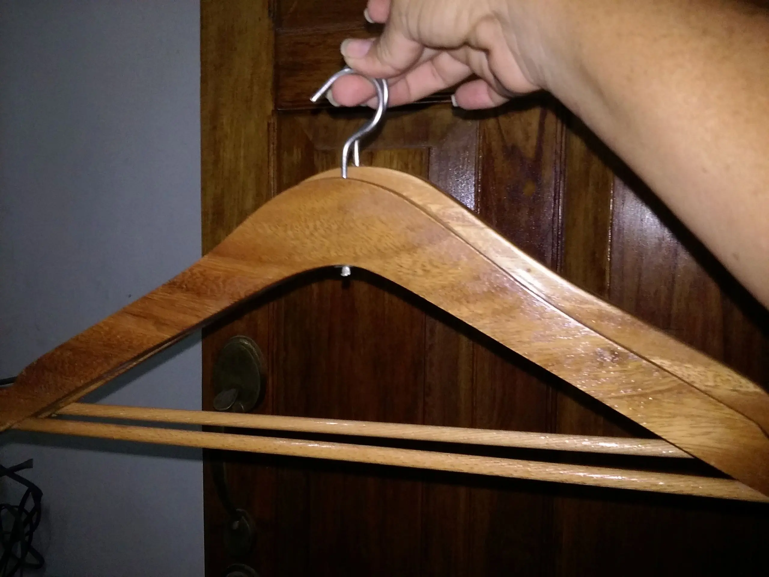 Percheros de madera